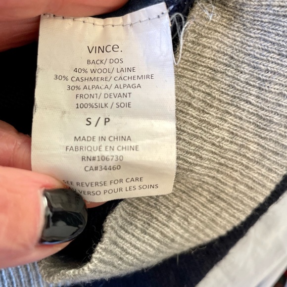 Vince silk and cashmere sweater - Picture 5 of 7